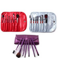 Cosmetic Brush Roll w/ 7 PCS Brushes